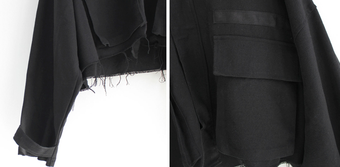 RT No. 3019 CROPPED HOODED JK