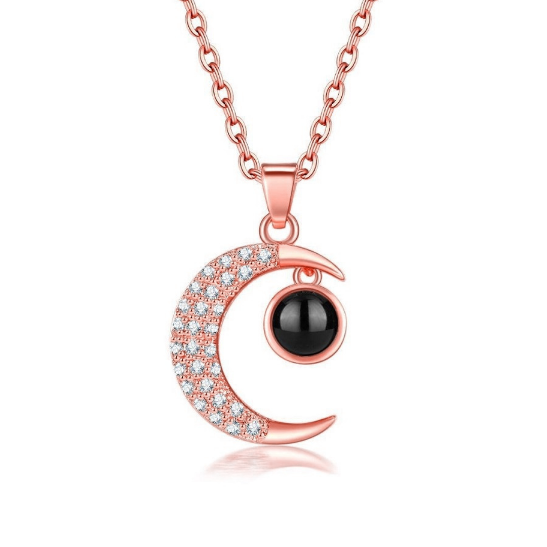 Personalized Moon Necklace