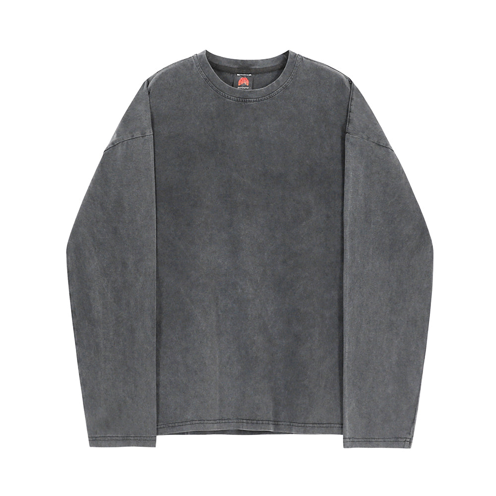 RT No. 1449 WASHED GRAY LONGSLEEVE