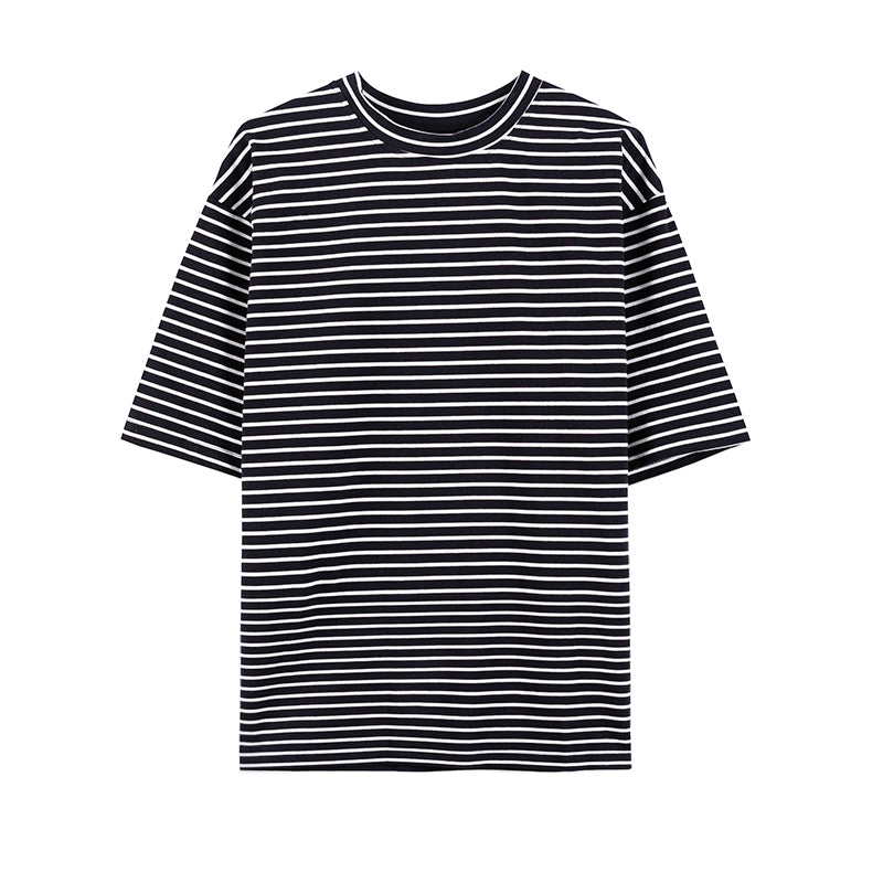 RT No. 527 OVERSIZE STRIPED TSHIRT