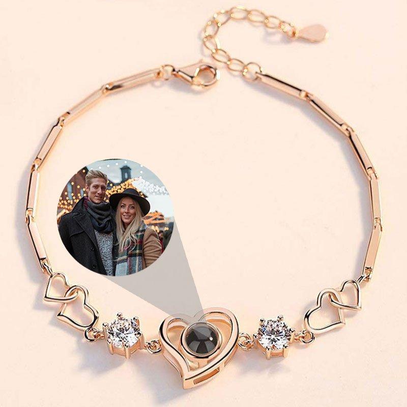 Personalized Heart to Heart Bracelet