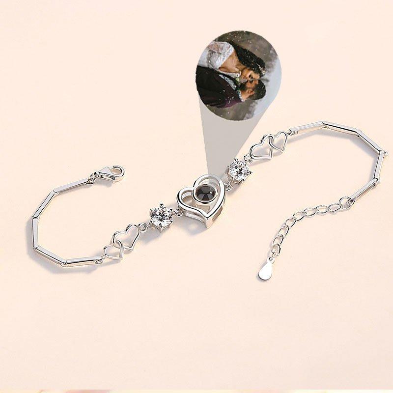 Personalized Heart to Heart Bracelet