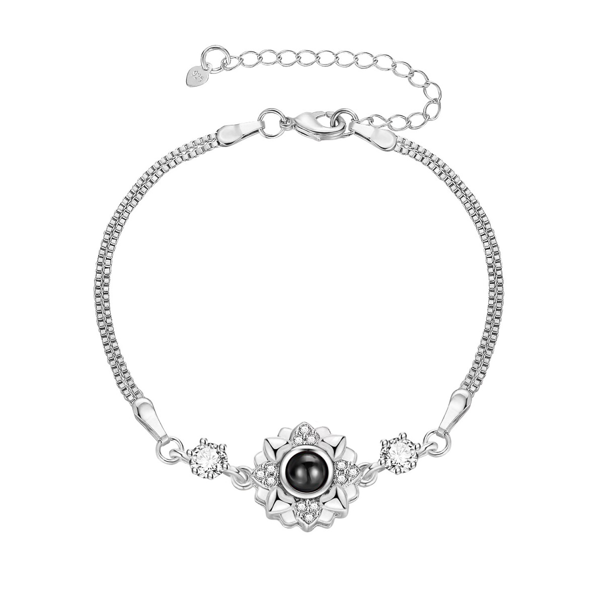 Personalized Flower Bracelet