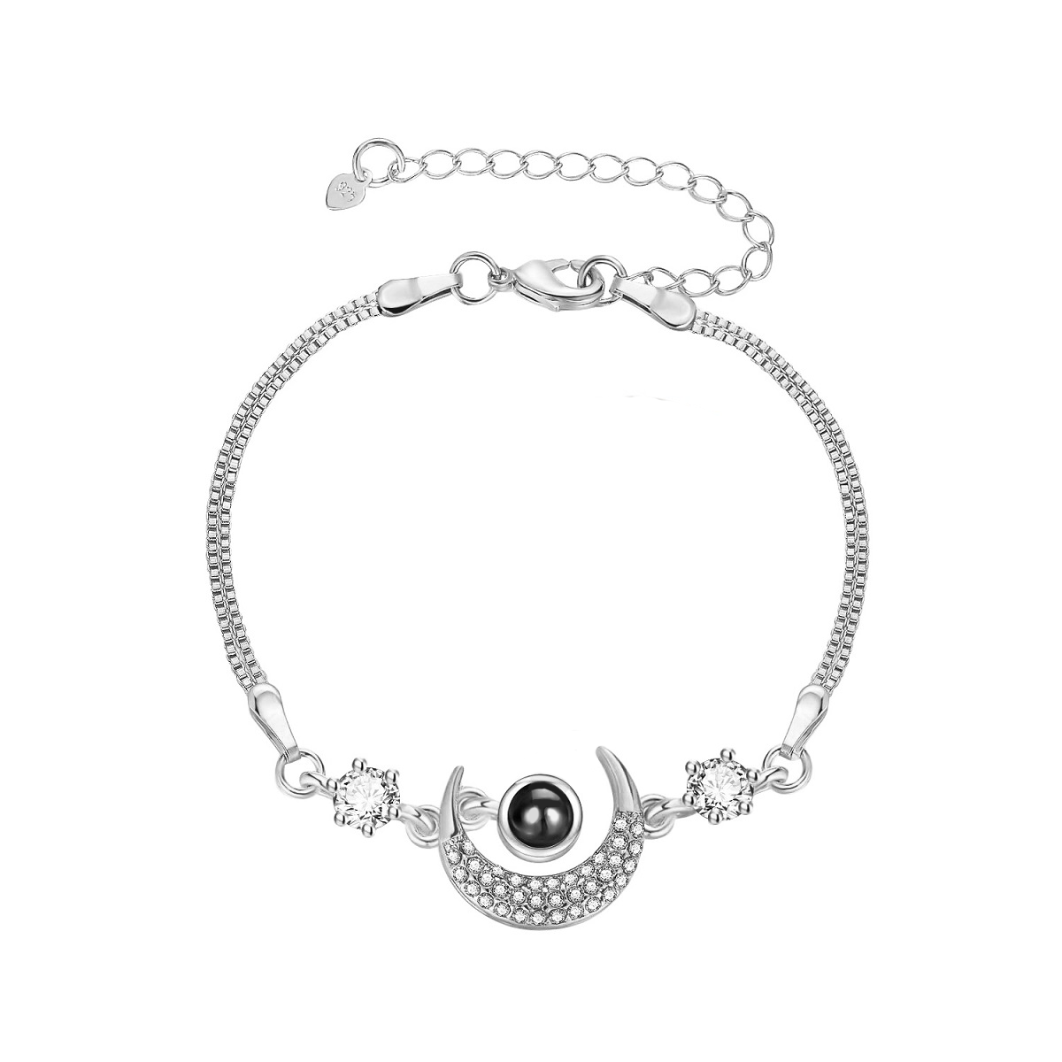 Personalized Star Moon Bracelet