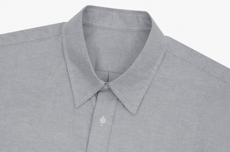 RT No. 2712 GRAY COLLAR SHIRT