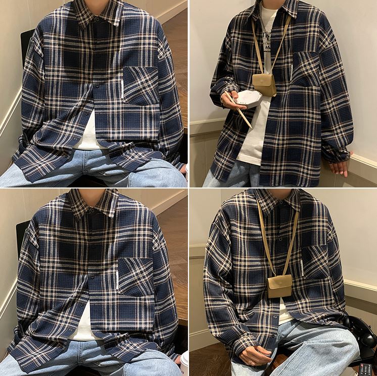 RT No. 5158 PLAID COLLAR SHIRT