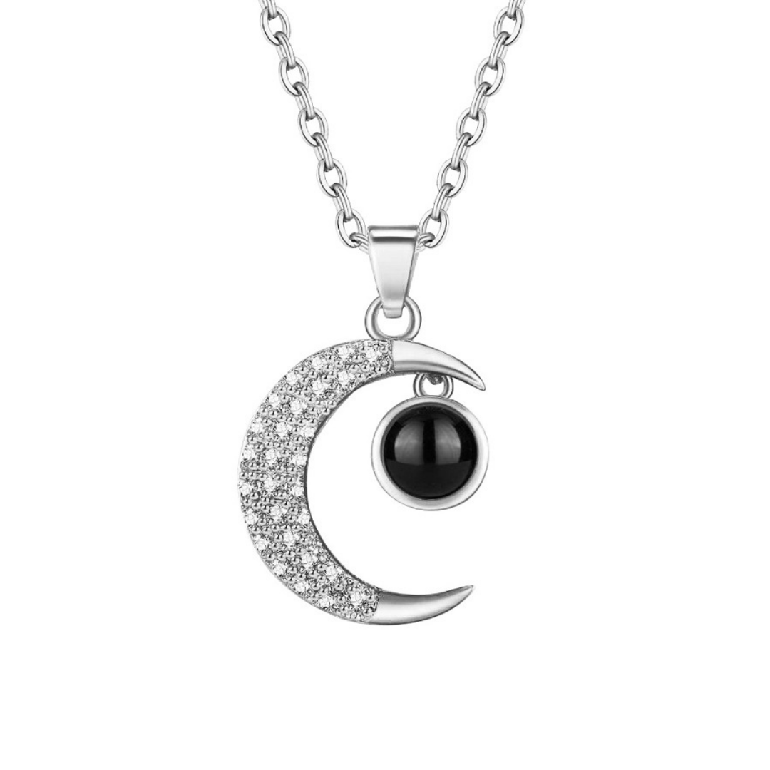 Personalized Moon Necklace