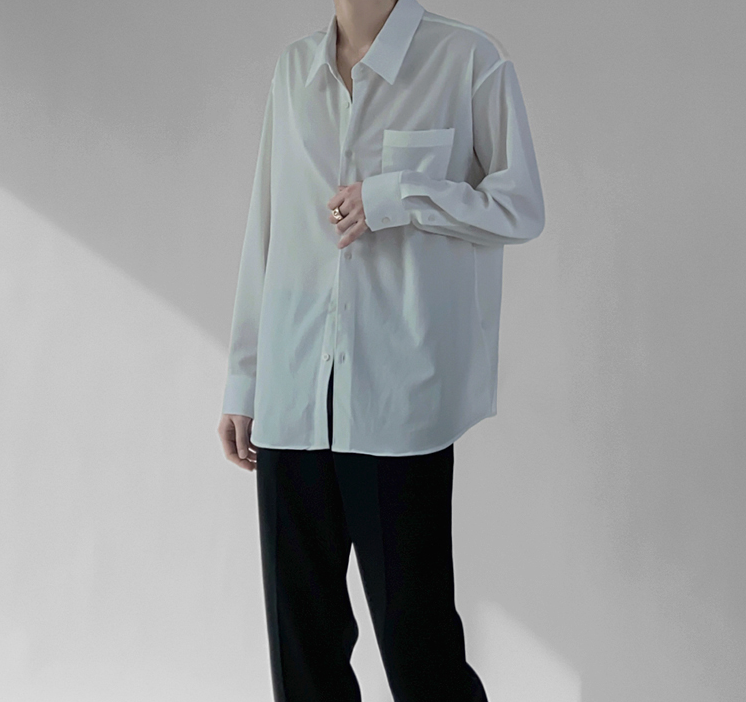 RT No. 4376 BUTTON-UP COLLAR SHIRT