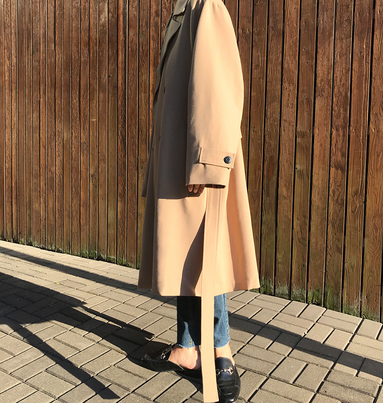 RT No. 2791 BELT TRENCH COAT