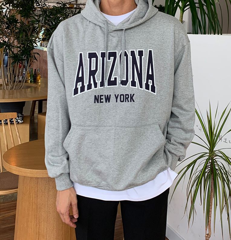 RT No. 5274 ARIZONA LETTERED HOODIE