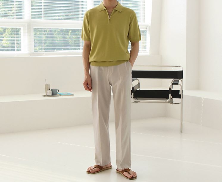 RT No. 5213 CASUAL STRAIGHT PANTS