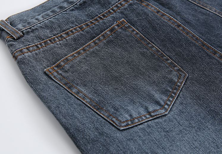 RT No. 1161 SPLIT STRAIGHT DENIM JEANS