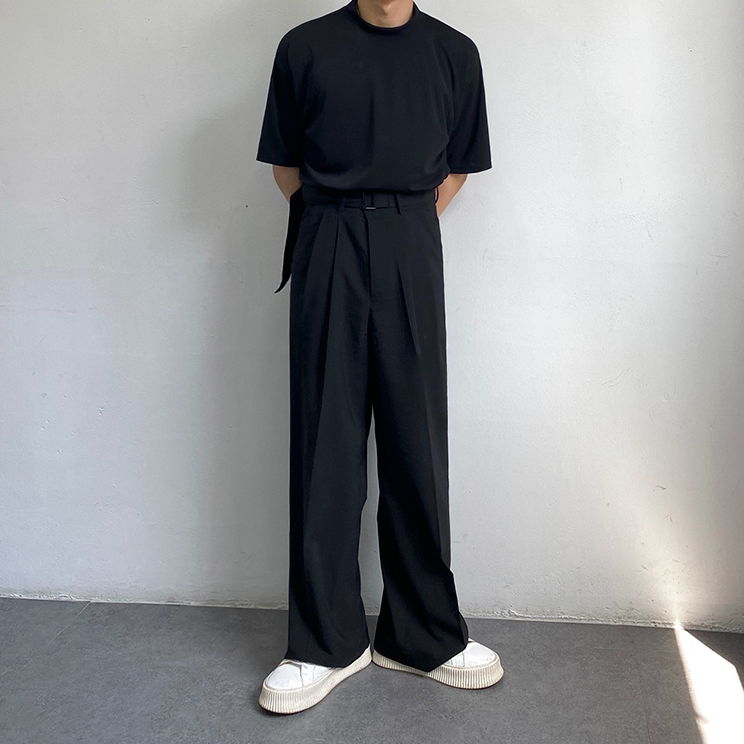 RT No. 1707 LOOSE WIDE SUIT PANTS