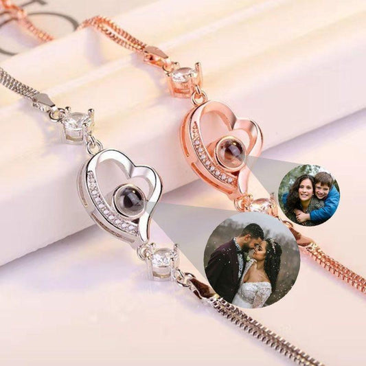 Personalized Heart Bracelet