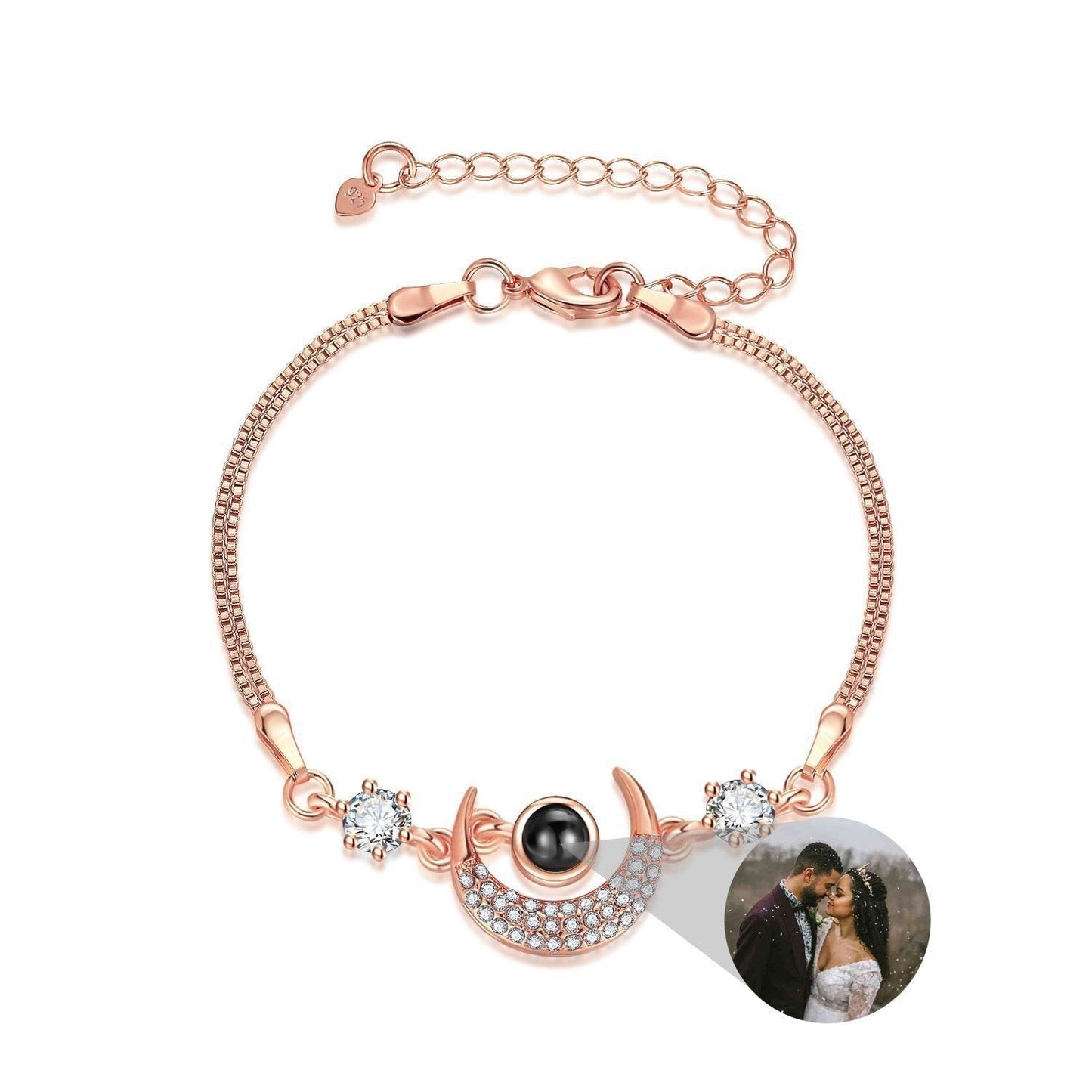 Personalized Moon Bracelet