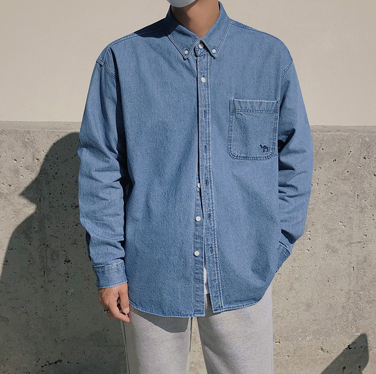 RT No. 4083 DENIM COLLAR SHIRT