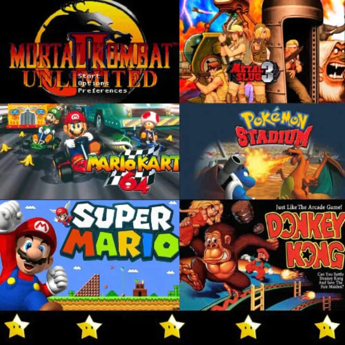 GAME STICK 4K 64 GB 10 000 RETRO GAMES Vulani Shop