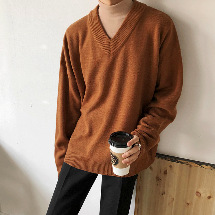 RT No. 2512 V-NECK COLLAR SWEATER