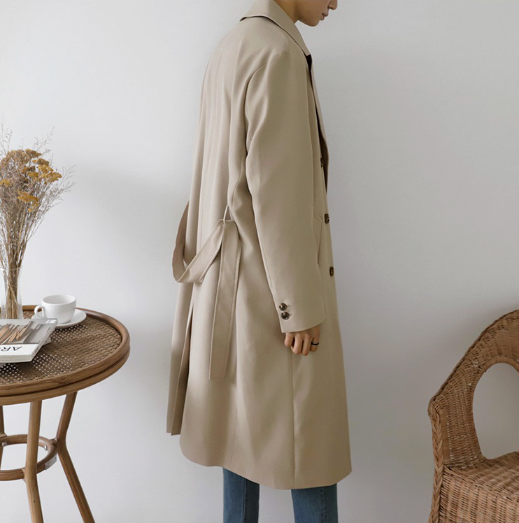 RT No. 2794 LIGHT BROWN TRENCH COAT