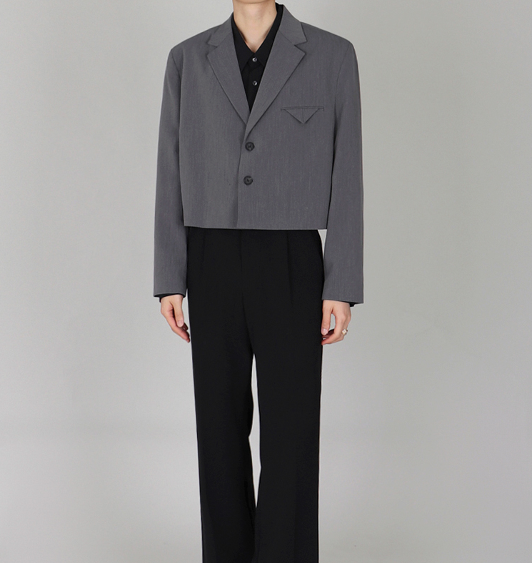 RT No. 4184 CROPPED BLAZER SUIT