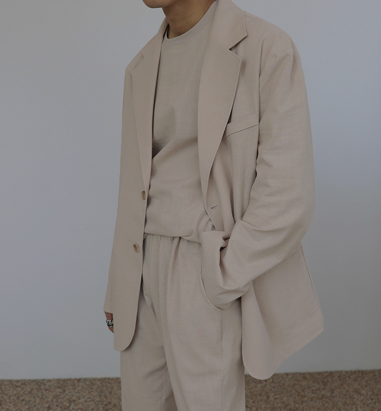 RT No. 2740 LINEN BLAZER JK