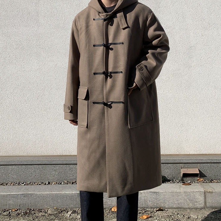 RT No. 2799 WOOLEN HOODED COAT