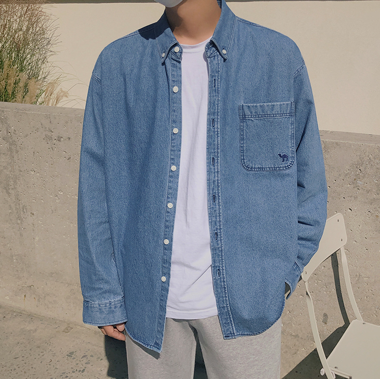 RT No. 4083 DENIM COLLAR SHIRT