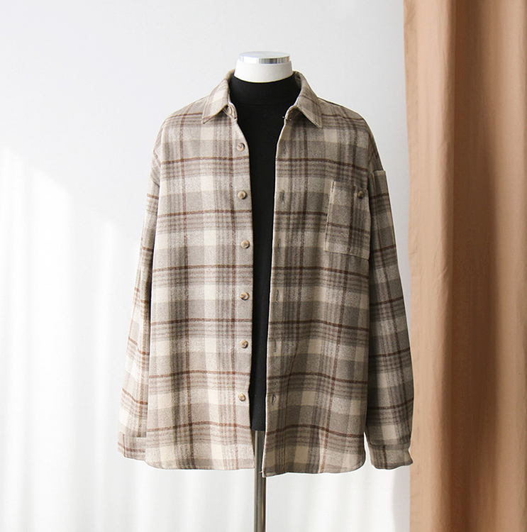 RT No. 2811 WOOLEN PLAID SHIRT