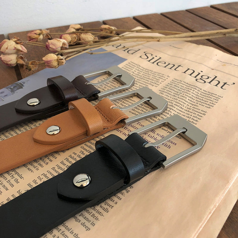 RT LEATHER BUCKLE BELT 02