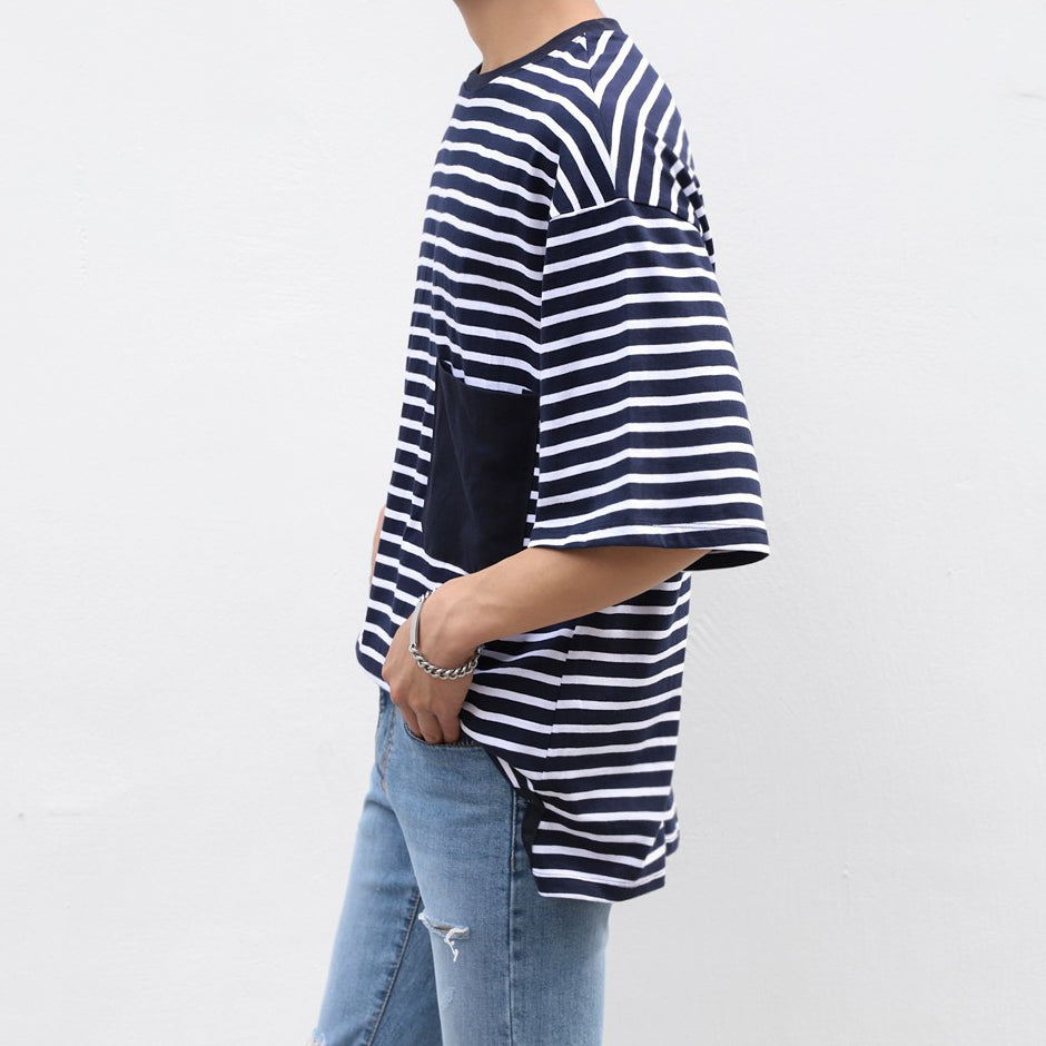 RT No. 827 POCKETED STRIPED SHIRT