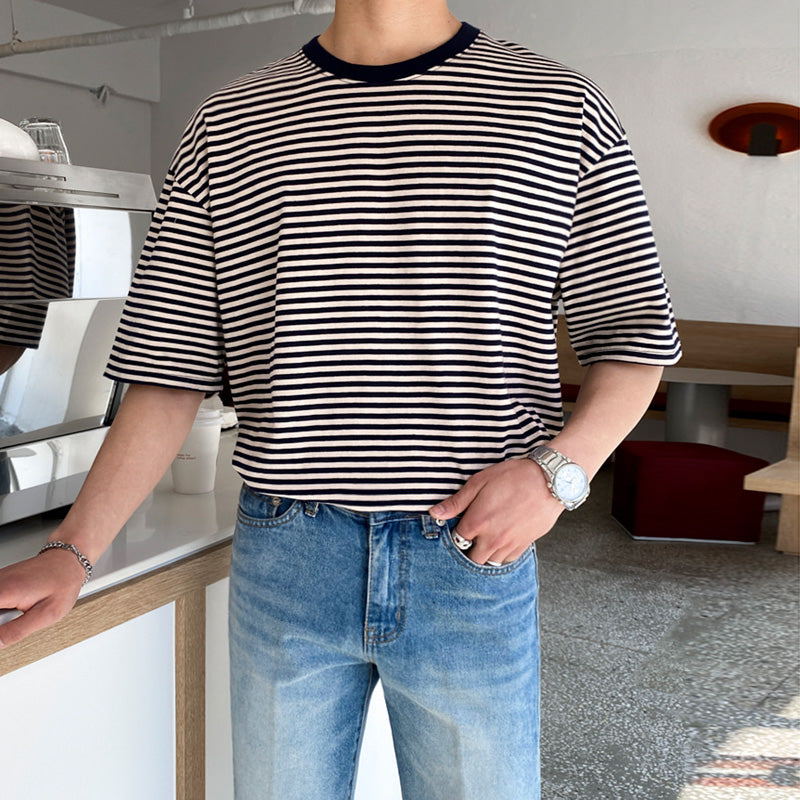 RT No. 1515 STRIPED COTTON SHIRT