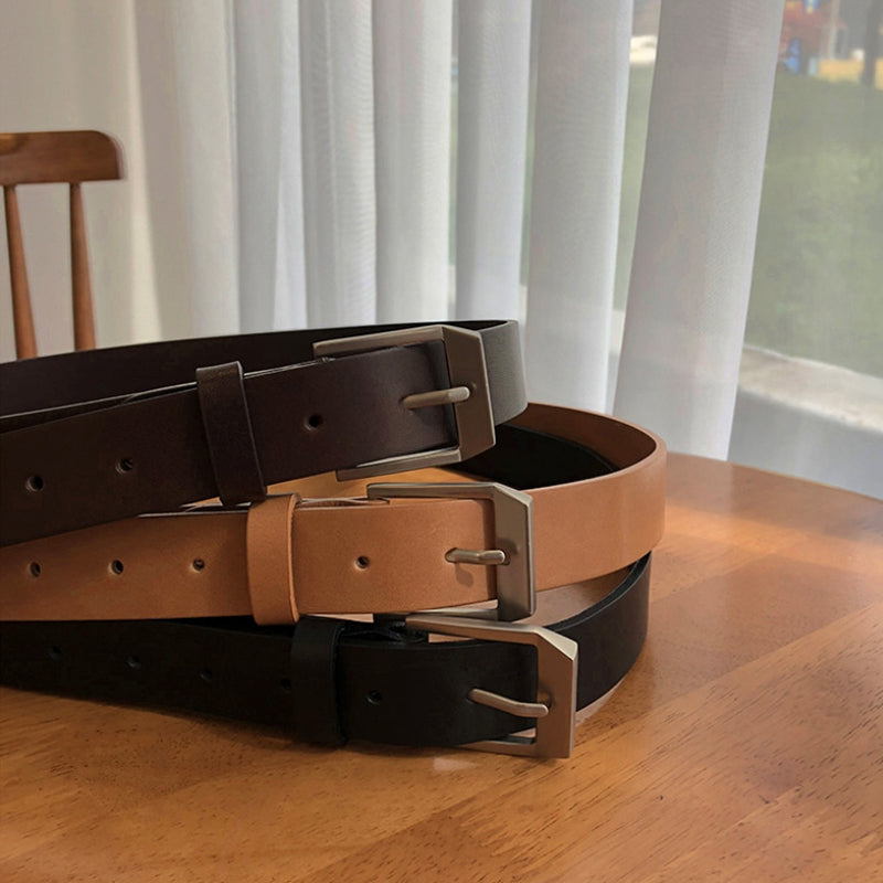 RT LEATHER BUCKLE BELT 02