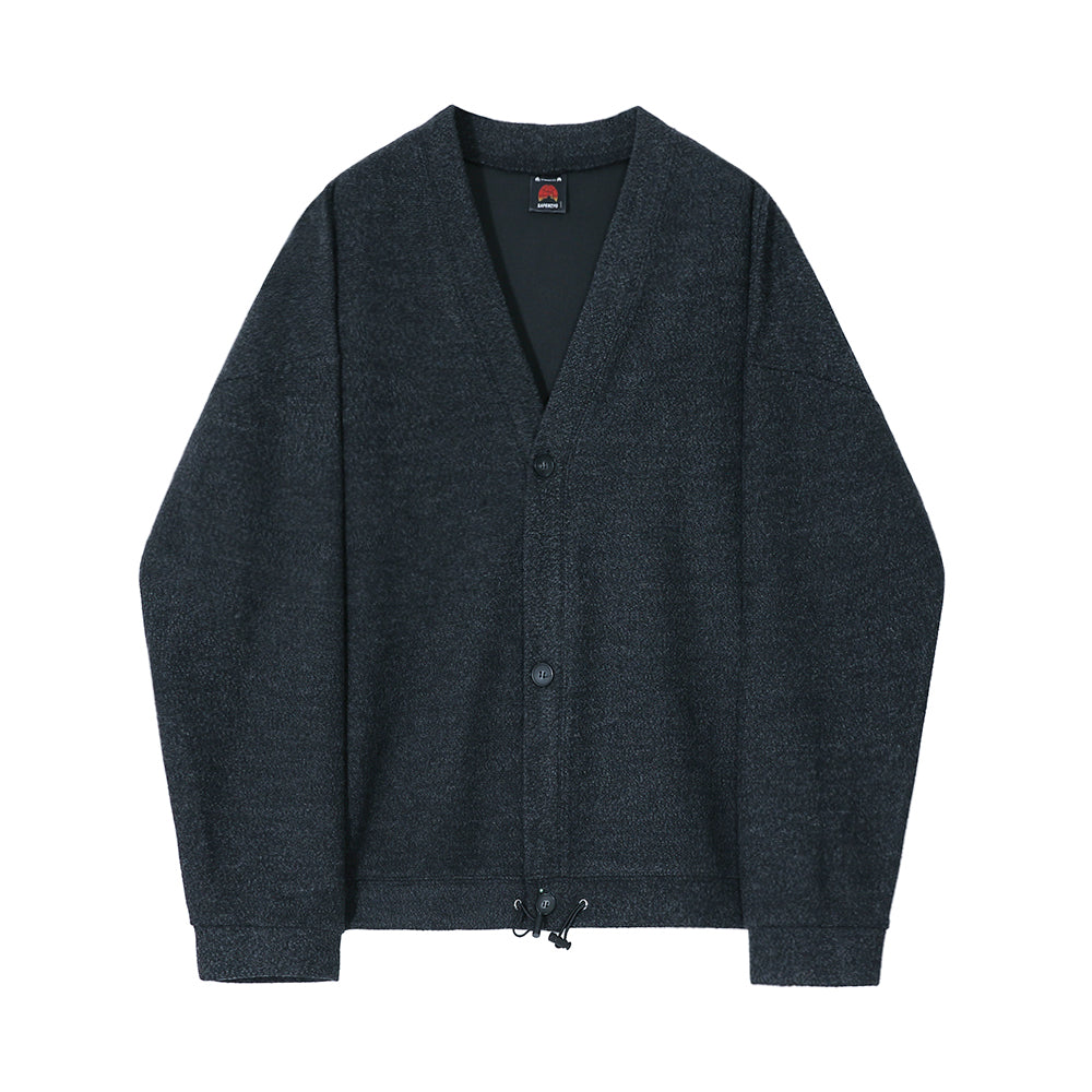 RT No. 5416 DARK GRAY KNITTED CARDIGAN JK