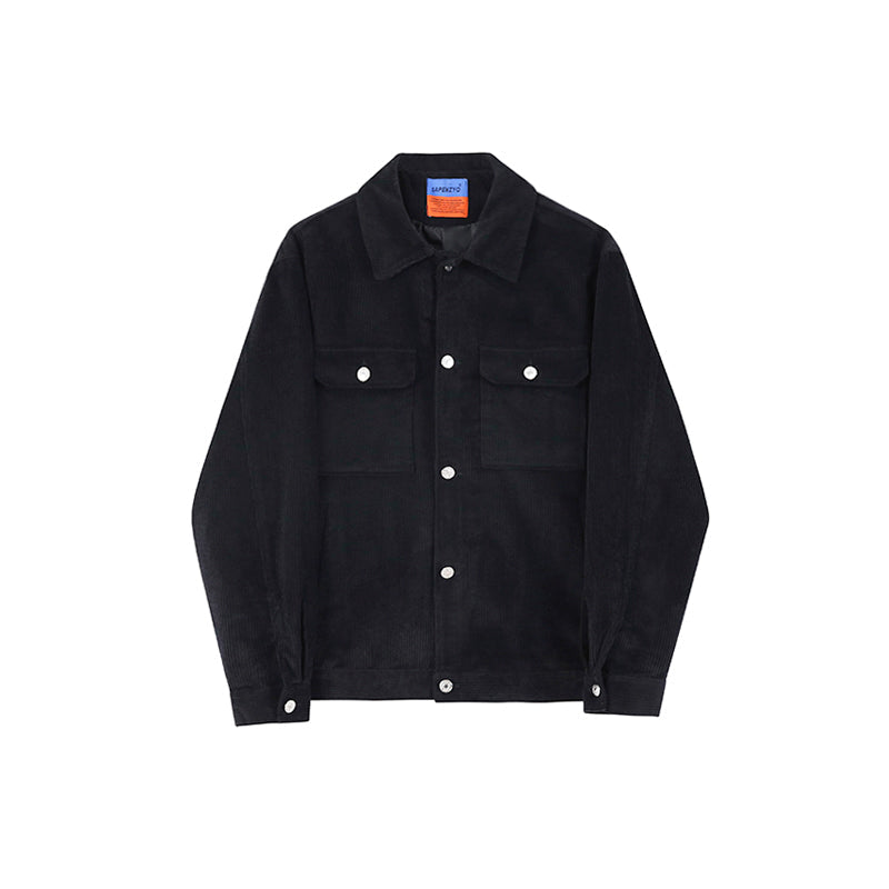 RT No. 2520 BLACK CORDUROY JK