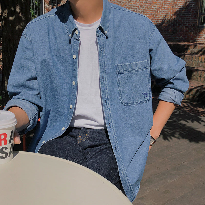 RT No. 4083 DENIM COLLAR SHIRT