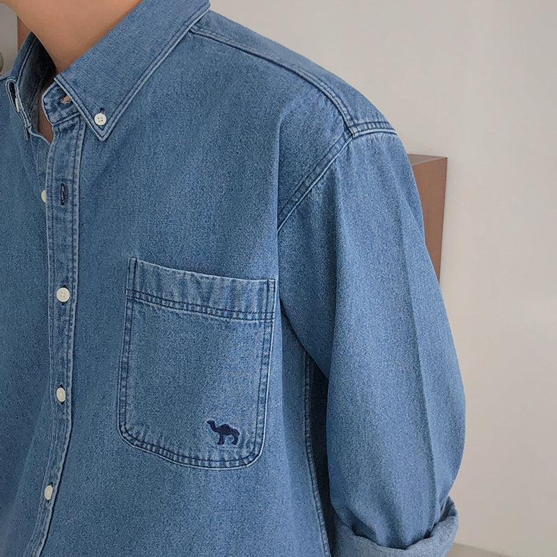 RT No. 4083 DENIM COLLAR SHIRT