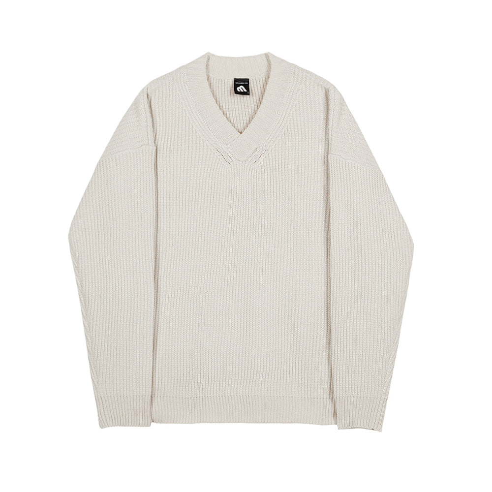 RT No. 3219 V-NECK KNITTED SWEATER