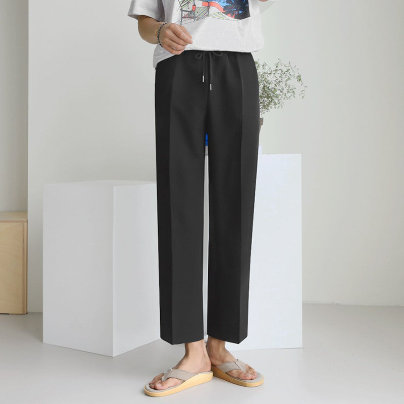 RT No. 1483 DRAWSTRING WIDE PANTS