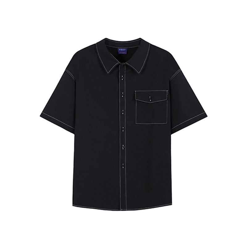 RT No. 865 BUTTON UP HALF SLEEVE SHIRT