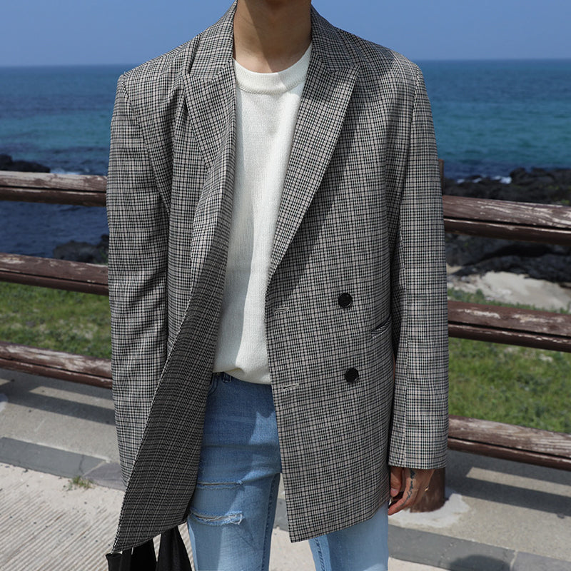 RT No. 3005 PLAID SUIT BLAZER JK