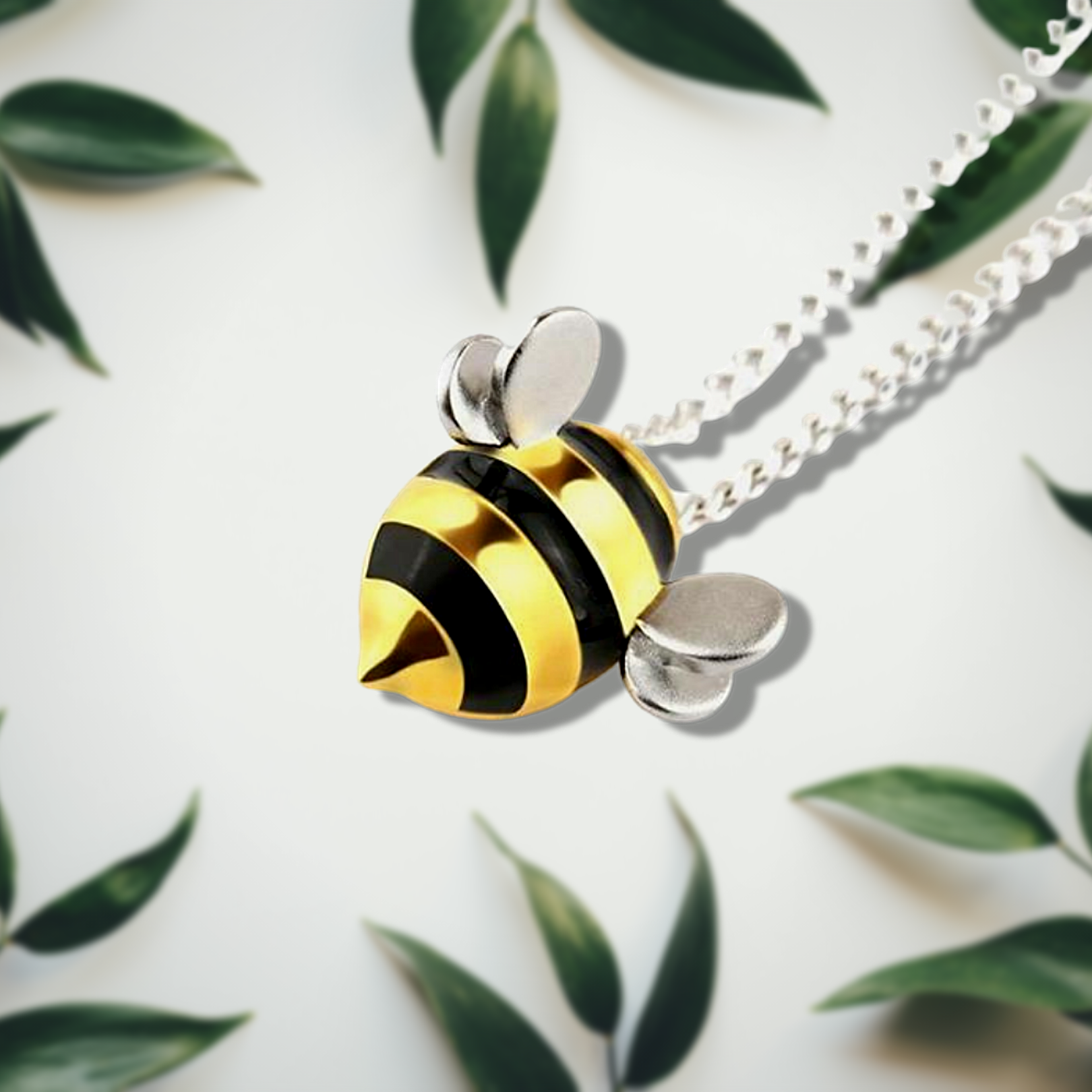 Buy Sterling Silver Small Honey Bee Pendant & Optional Silver Necklace High  Quality British Made Jewellery Online in India - Etsy