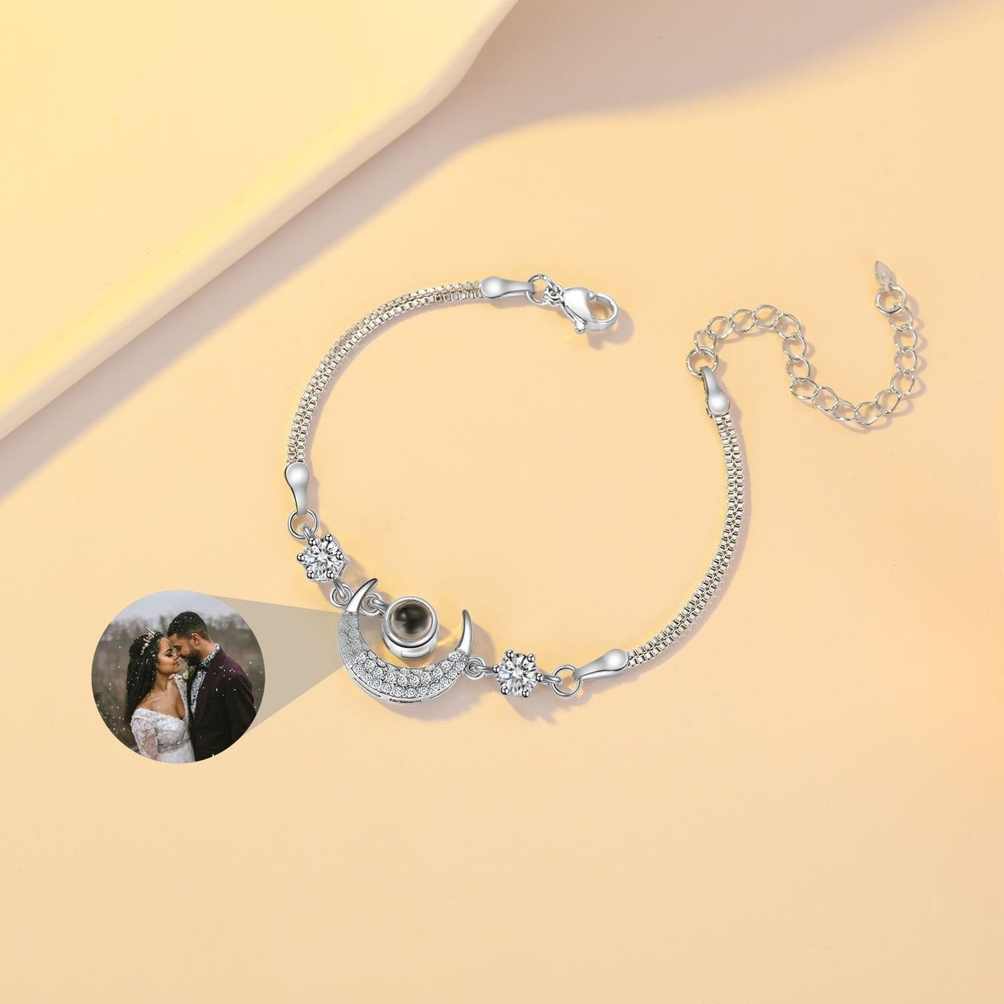 Personalized Moon Bracelet