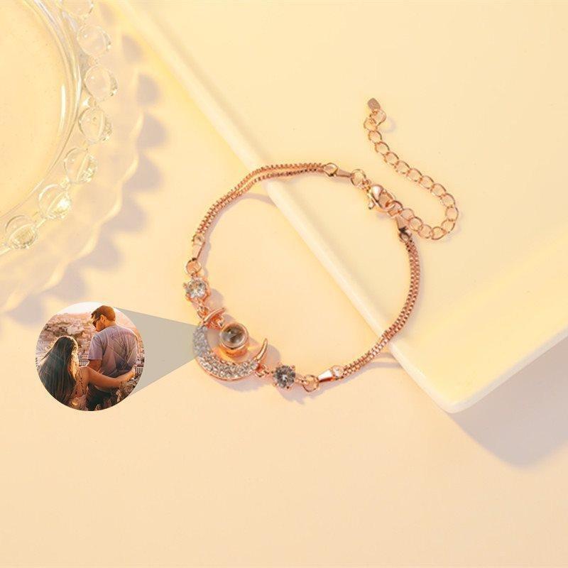 Personalized Moon Bracelet