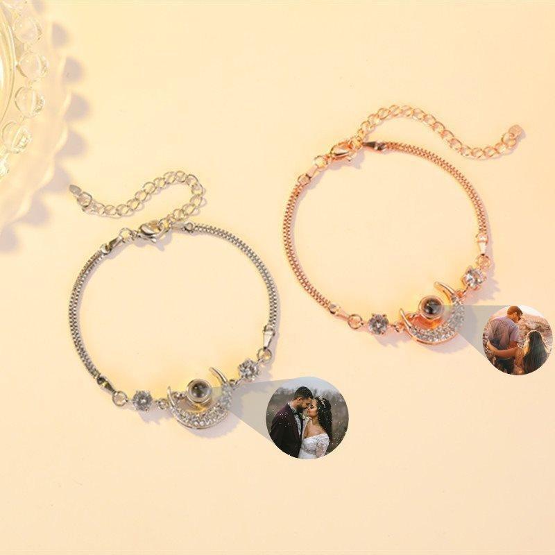 Personalized Moon Bracelet