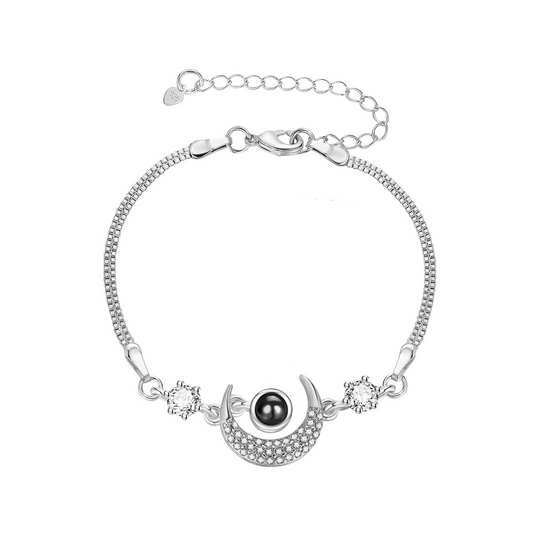 Personalized Star Moon Bracelet